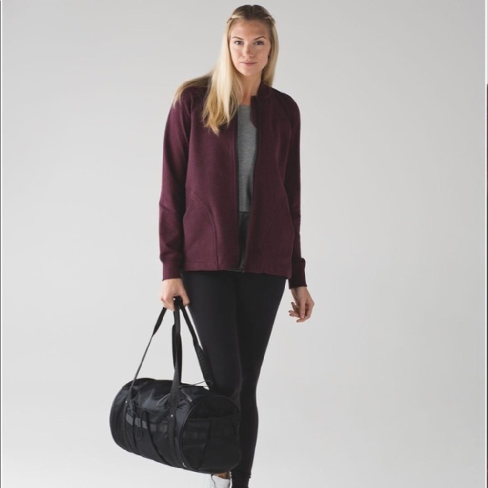 Lululemon Pleat to Street Bomber Jacket